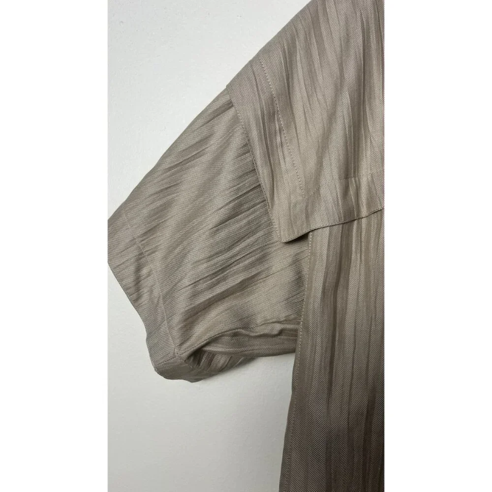 LOUIS FERAUD PLEATS ARCHIVAL SAFARI BUTTON UP SHIRT  S - Picture 11 of 14